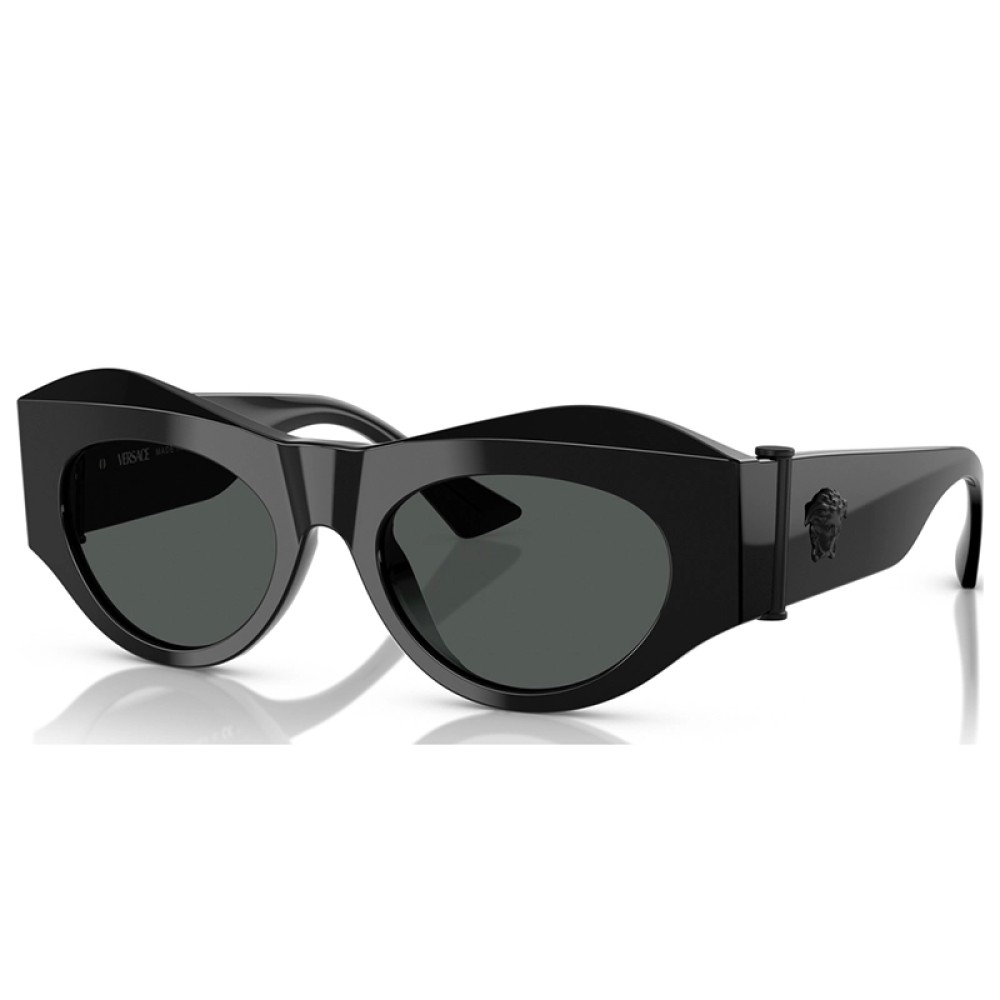 VERSACE VE4477U - ​536087 - ​52 Napszemüvegek Fekete Ovális