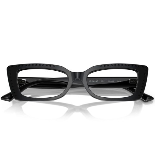 Jimmy Choo JC3018B - ​5017 - ​53 Optikai keretek Fekete Cat Eye (Macskaszem)