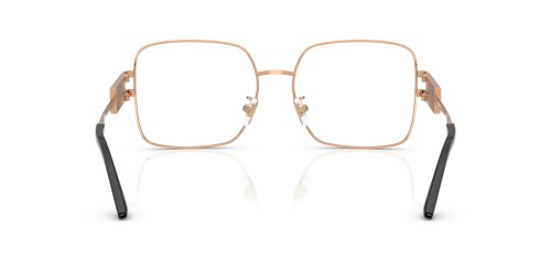 VERSACE VE1303D - ​1412 - ​56 Optikai keretek Rózsaarany, Fekete Szögletes