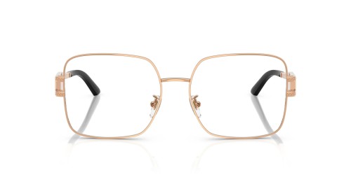 VERSACE VE1303D - ​1412 - ​56 Optikai keretek Rózsaarany, Fekete Szögletes