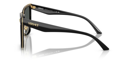 VERSACE VE2278D - ​GB1/87 - ​58 Napszemüvegek Fekete,Arany Szögletes