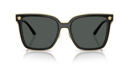 VERSACE VE2278D - ​GB1/87 - ​58 Napszemüvegek Fekete,Arany Szögletes