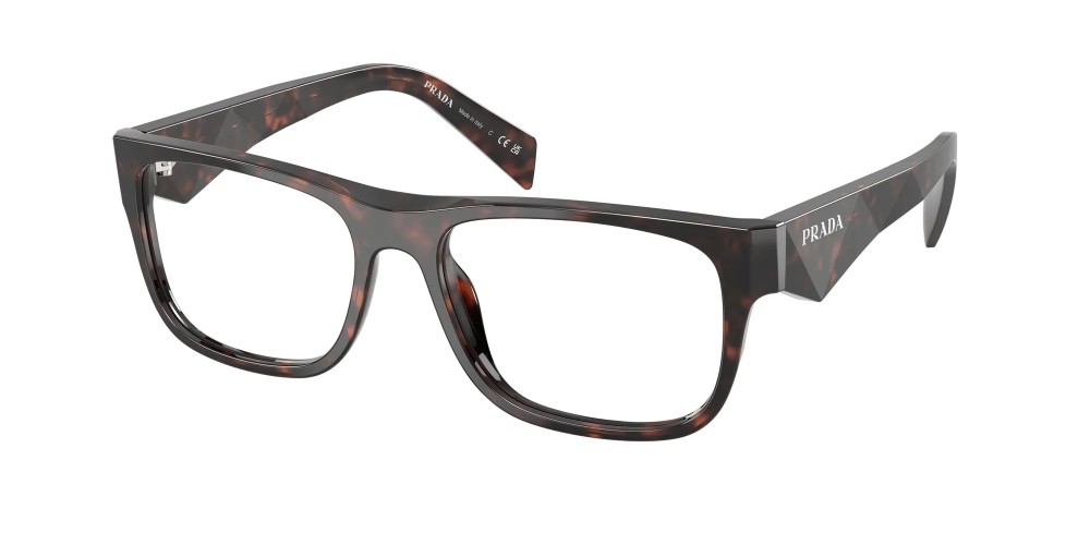 PRADA PR 22ZV - ​17N1O1 - ​55 Optikai keretek Dark Havanna Szögletes