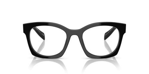 PRADA PR A05V - ​27A1O1 - ​52 Optikai keretek Fekete Szögletes