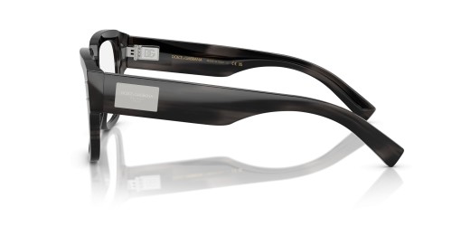 DOLCE & GABBANA DG3405 - ​3440 - ​54 Optikai keretek Fekete,Mintás Szögletes