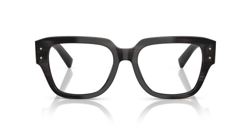 DOLCE & GABBANA DG3405 - ​3440 - ​54 Optikai keretek Fekete,Mintás Szögletes