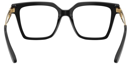 DOLCE & GABBANA DG3376B - ​3355 - ​53 Optikai keretek Fekete,Arany Szögletes