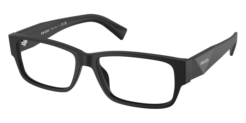 PRADA PR B09V - ​12P1O1 - ​57 Optikai keretek Fekete Szögletes