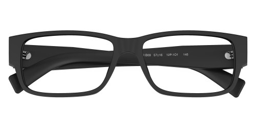 PRADA PR B09V - ​12P1O1 - ​57 Optikai keretek Fekete Szögletes