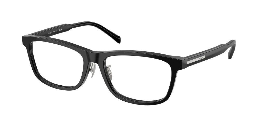 PRADA PR B08VD - ​16K1O1 - ​56 Optikai keretek Fekete Szögletes