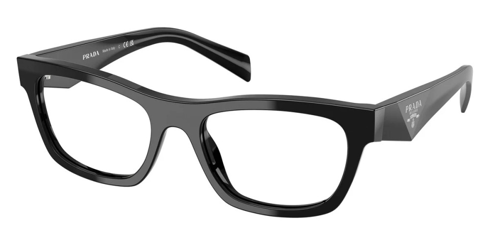 PRADA PR B01V - ​16K1O1 - ​54 Optikai keretek Fekete Szögletes