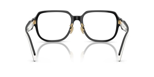 PRADA PR B07VD - ​16K1O1 - ​56 Optikai keretek Fekete,Fehér Szögletes