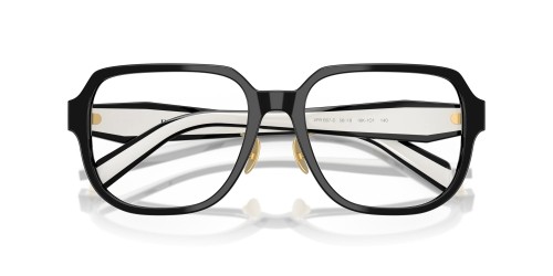 PRADA PR B07VD - ​16K1O1 - ​56 Optikai keretek Fekete,Fehér Szögletes