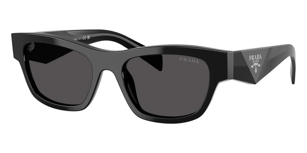PRADA PR B09S - ​16K08Z - ​54 Napszemüvegek Fekete Szögletes