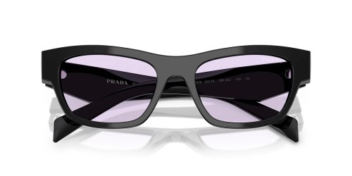 PRADA PR B09S - ​16K40J - ​54 Napszemüvegek Fekete Szögletes