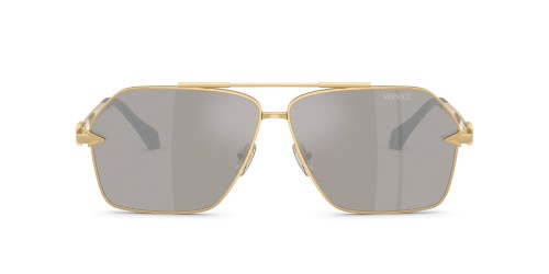 VERSACE VE2284 - ​10026G - ​63 Napszemüvegek Arany, Fekete Pilóta (Aviator)