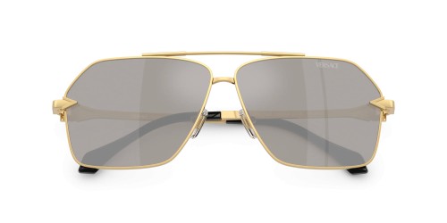 VERSACE VE2284 - ​10026G - ​63 Napszemüvegek Arany, Fekete Pilóta (Aviator)