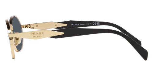 PRADA PR 65ZS - ​ZVN09T - ​55 Napszemüvegek Arany, Fekete Ovális