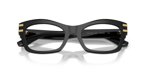 DOLCE & GABBANA DG3420 - ​501 - ​54 Optikai keretek Fekete Szögletes