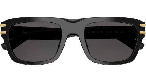 DOLCE & GABBANA DG4496 - ​501/87 - ​54 Napszemüvegek Fekete Szögletes