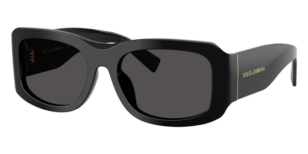 DOLCE & GABBANA DG4503 - ​501/87 - ​57 Napszemüvegek Fekete Szögletes