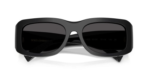 DOLCE & GABBANA DG4503 - ​501/87 - ​57 Napszemüvegek Fekete Szögletes