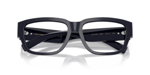 DOLCE & GABBANA DG3423 - ​3094 - ​57 Optikai keretek Kék Szögletes
