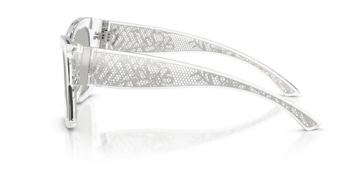 DOLCE & GABBANA DG4493 - ​31338V - ​55 Napszemüvegek Átlátszó,Ezüst Szögletes