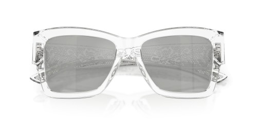 DOLCE & GABBANA DG4493 - ​31338V - ​55 Napszemüvegek Átlátszó,Ezüst Szögletes