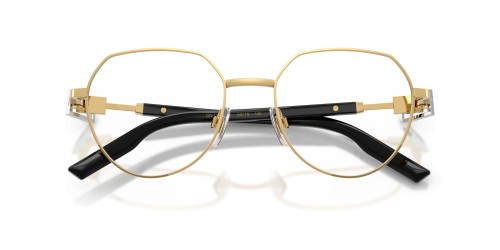 DOLCE & GABBANA DG1362 - ​02 - ​53 Optikai keretek Arany, Fekete Pillow (Lekerekített)