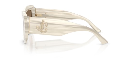 Jimmy Choo JC5036B - ​50656I - ​54 Napszemüvegek Fehér,Mintás Szögletes