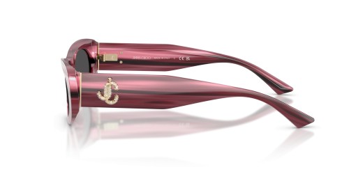 Jimmy Choo JC5038BU - ​506487 - ​54 Napszemüvegek Piros,Fekete,Mintás Ovális