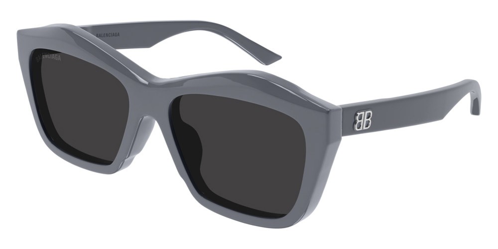 Balenciaga BB0216S - 004 - 57 Napszemüvegek Szürke Szögletes