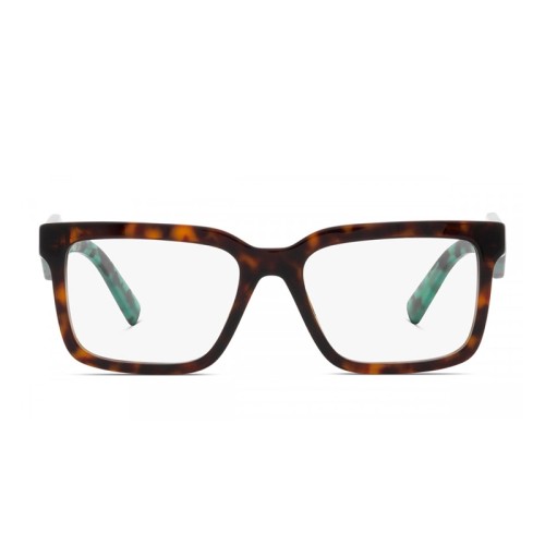 PRADA PR 10YV - ​2AU1O1 - ​54 Optikai keretek Havanna, Zöld Szögletes