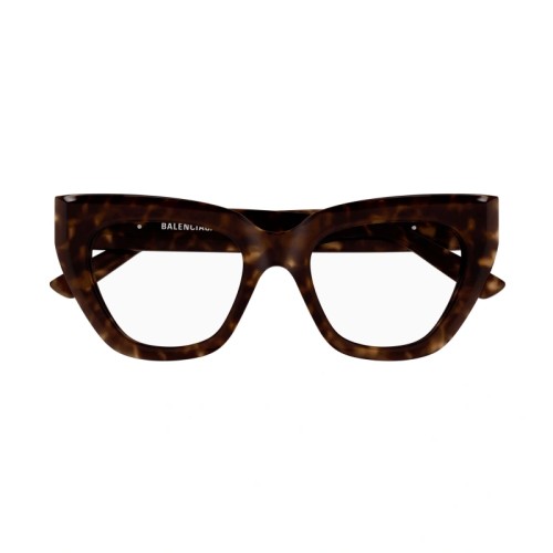 Balenciaga BB0238O - 002 - 50 Optikai keretek Barna,Mintás Cat Eye (Macskaszem)