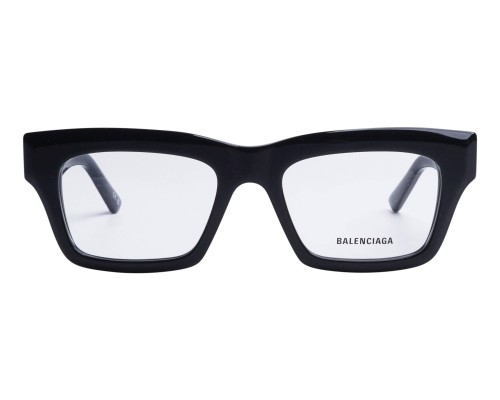 Balenciaga BB0240O - 001 - 52 Optikai keretek Fekete Szögletes