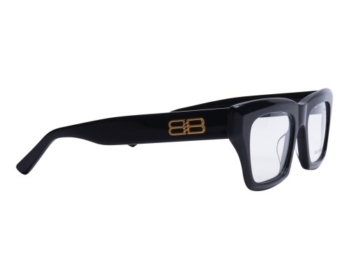 Balenciaga BB0240O - 001 - 52 Optikai keretek Fekete Szögletes
