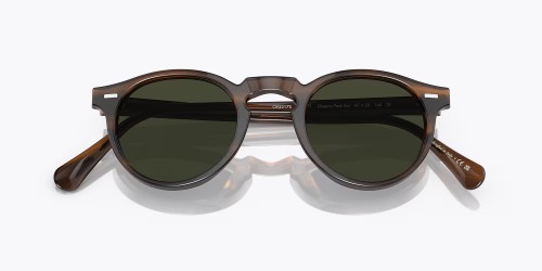 OLIVER PEOPLES OV5217S GREGORY PECK - 1724P1 - 50 - POLARIZÁLT LENCSÉKKEL Napszemüvegek Dark Havanna Kerek