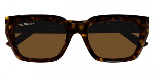 Balenciaga BB0272SA - 002 - 54 Napszemüvegek Barna,Mintás Szögletes