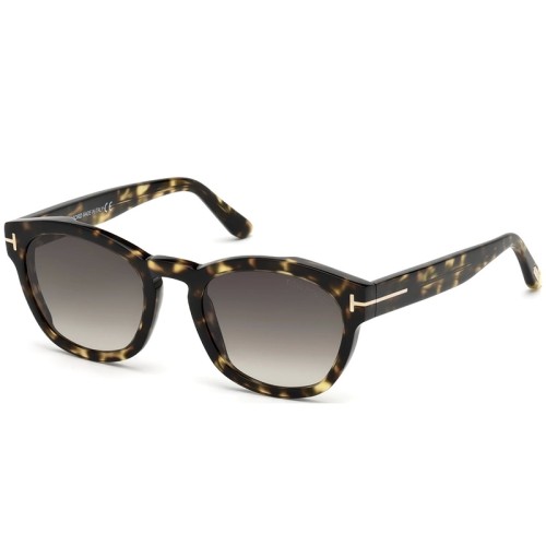 Tom Ford FT590 BRYAN-02 - 55B - 51 Napszemüvegek Dark Havanna Pillow (Lekerekített)