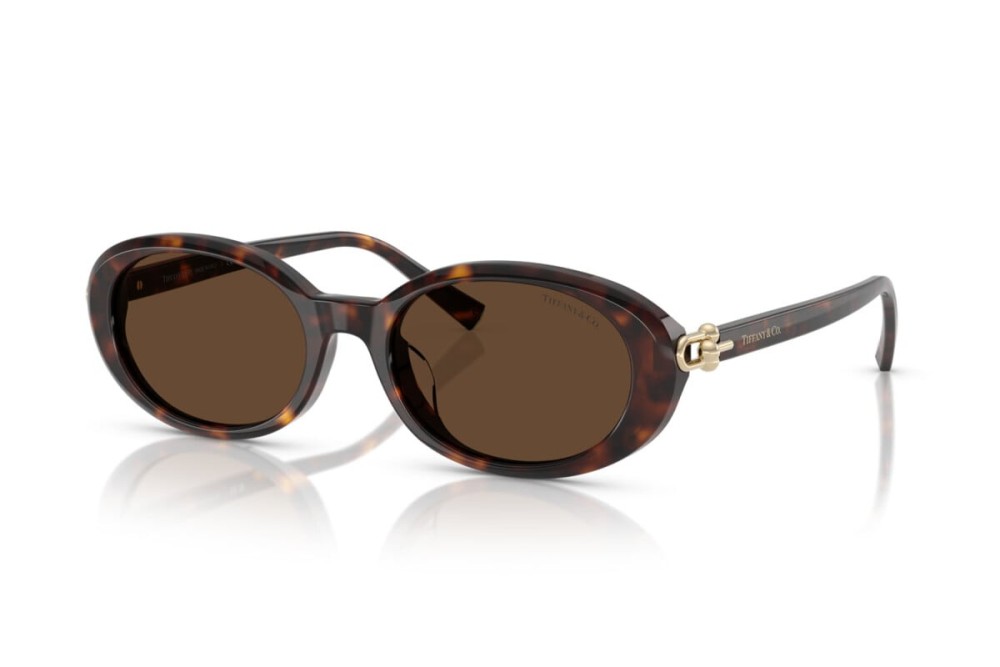 TIFFANY & CO. TF4242D - 80153G - 54 Napszemüvegek Dark Havanna Ovális