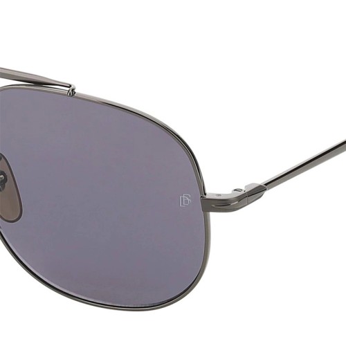 David Beckham DB 7004/S - V81M9 - 57 - POLARIZÁLT LENCSÉKKEL Napszemüvegek Szürke Pilóta (Aviator)