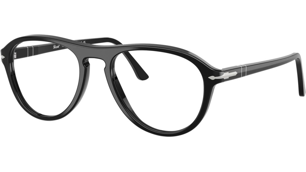 Persol 0PO3371V - 95 - 55 Optikai keretek Fekete Pilóta (Aviator)