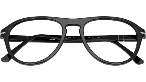 Persol 0PO3371V - 95 - 55 Optikai keretek Fekete Pilóta (Aviator)