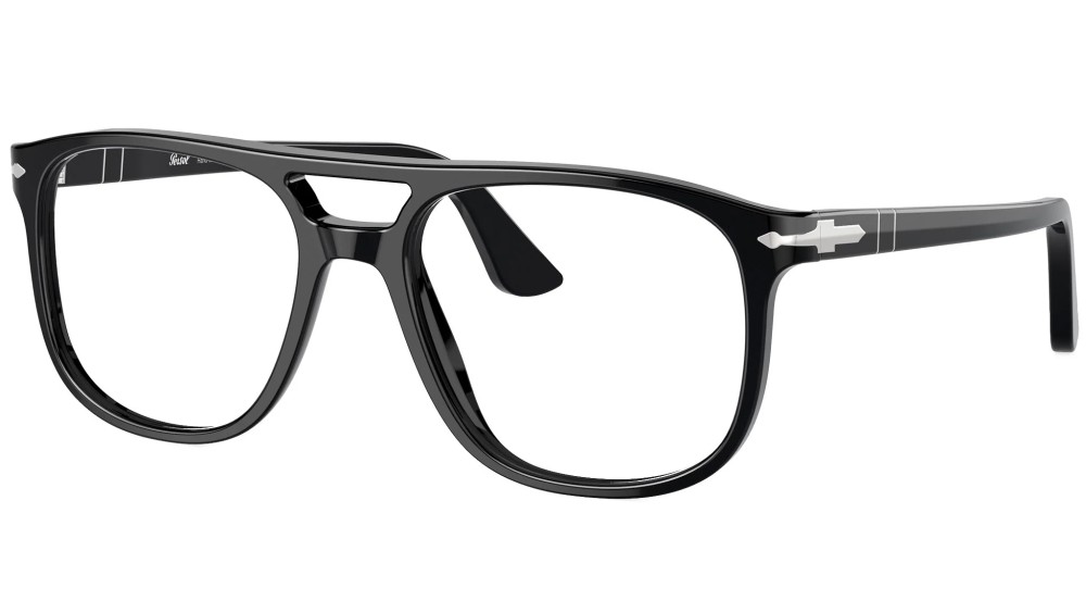 Persol PO3329V - 95 - 54 Optikai keretek Fekete Pilóta (Aviator)