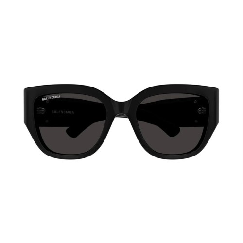 Balenciaga BB0323SK - 001 - 55 Napszemüvegek Fekete Szögletes