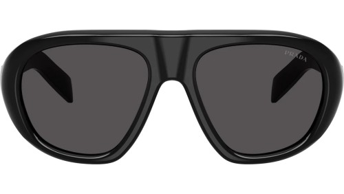 PRADA PR C05S - 16K08Z - 57 Napszemüvegek Fekete Pilóta (Aviator)