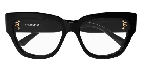 Balenciaga BB0326O - 001 - 53 Optikai keretek Fekete Szögletes