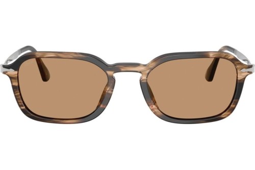 Persol PO3381S - 123653 - 54 Napszemüvegek Csíkozott fekete és szürkésbarna Phantos