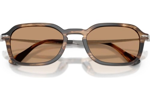 Persol PO3381S - 123653 - 54 Napszemüvegek Csíkozott fekete és szürkésbarna Phantos
